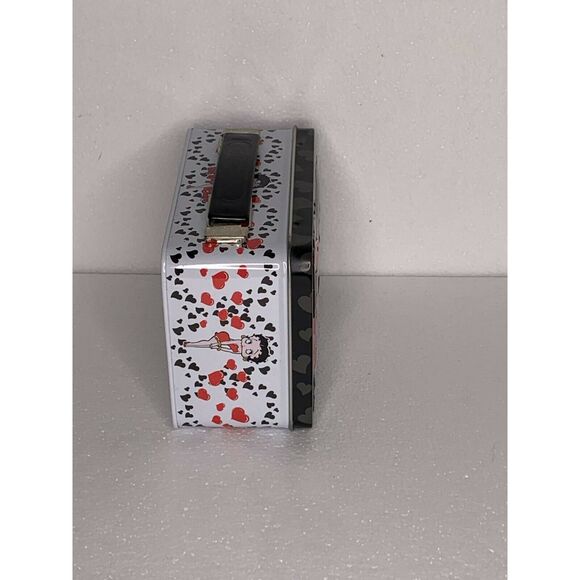Betty Boop Tin Lunch Box Pudgy Dog NJ Croce Co. Black Red #26636 Collectible - Picture 3 of 8
